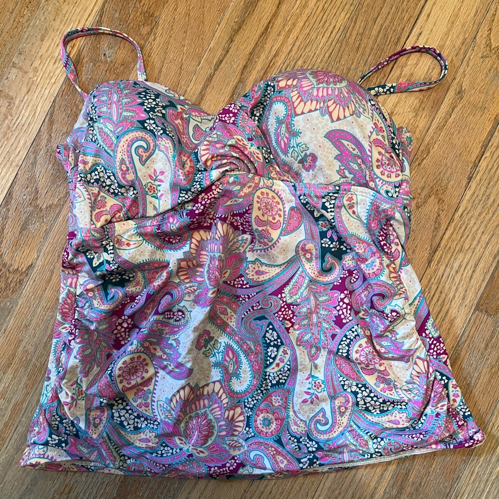 Wave Zone Tankini Swim Top